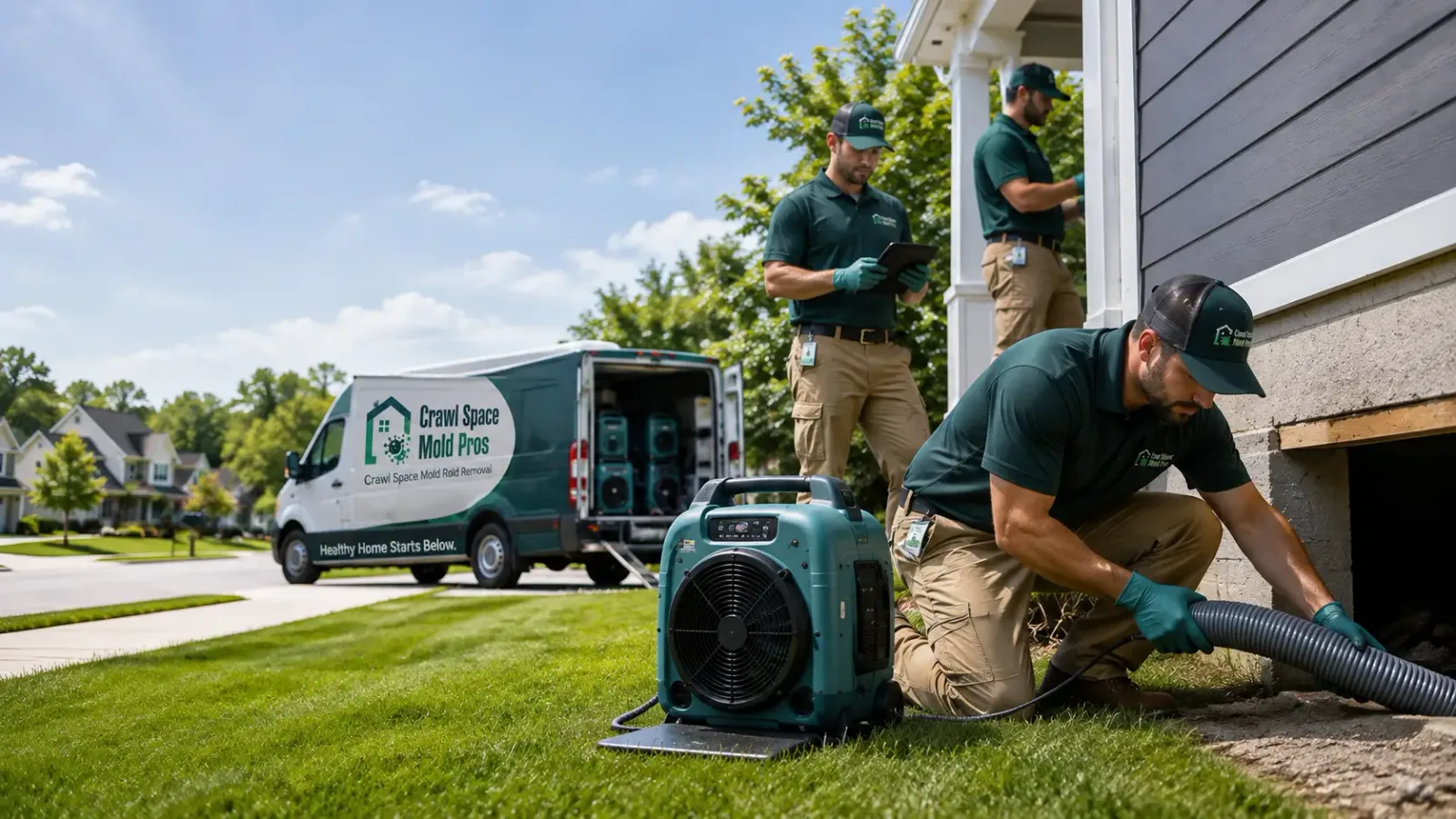 Crawl Space Mold Removal in Dodgeville, WI
